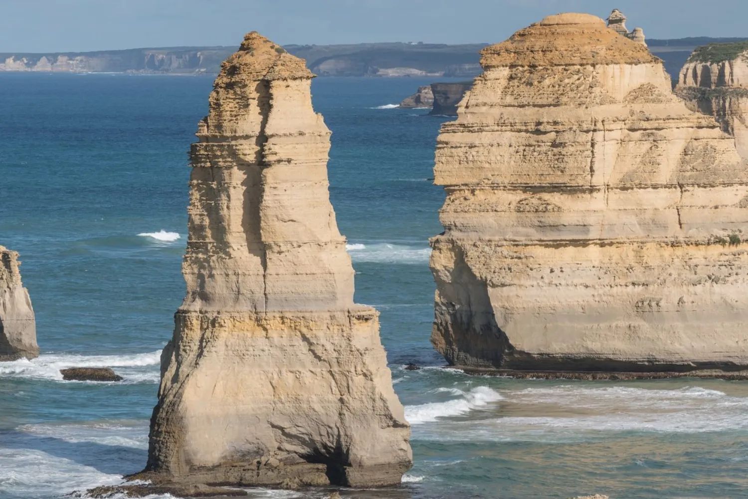 The coast along the Great Ocean Road
