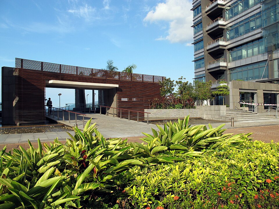 Hong Kong Science Park's waterside square